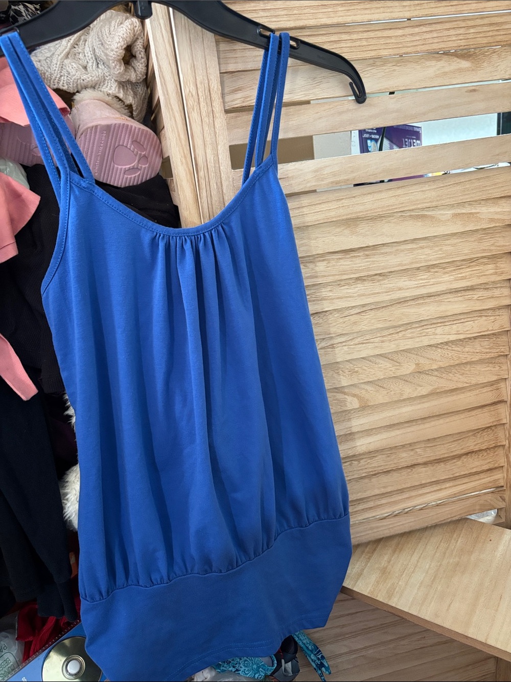 SHEIN Royal Blue Double-Strap Blouson Camisole XS